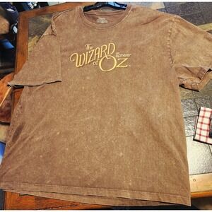 Wizard Of Oz at The Sphere Las Vegas RARE Mens 3XL T-Shirt Mineral Wash Brown